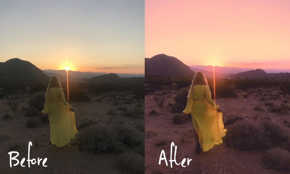 Preset Sunset Desert