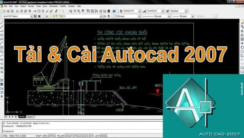 Download Autocad 2007 Full Crack Miễn Phí 32/64bit [Bản Chuẩn]